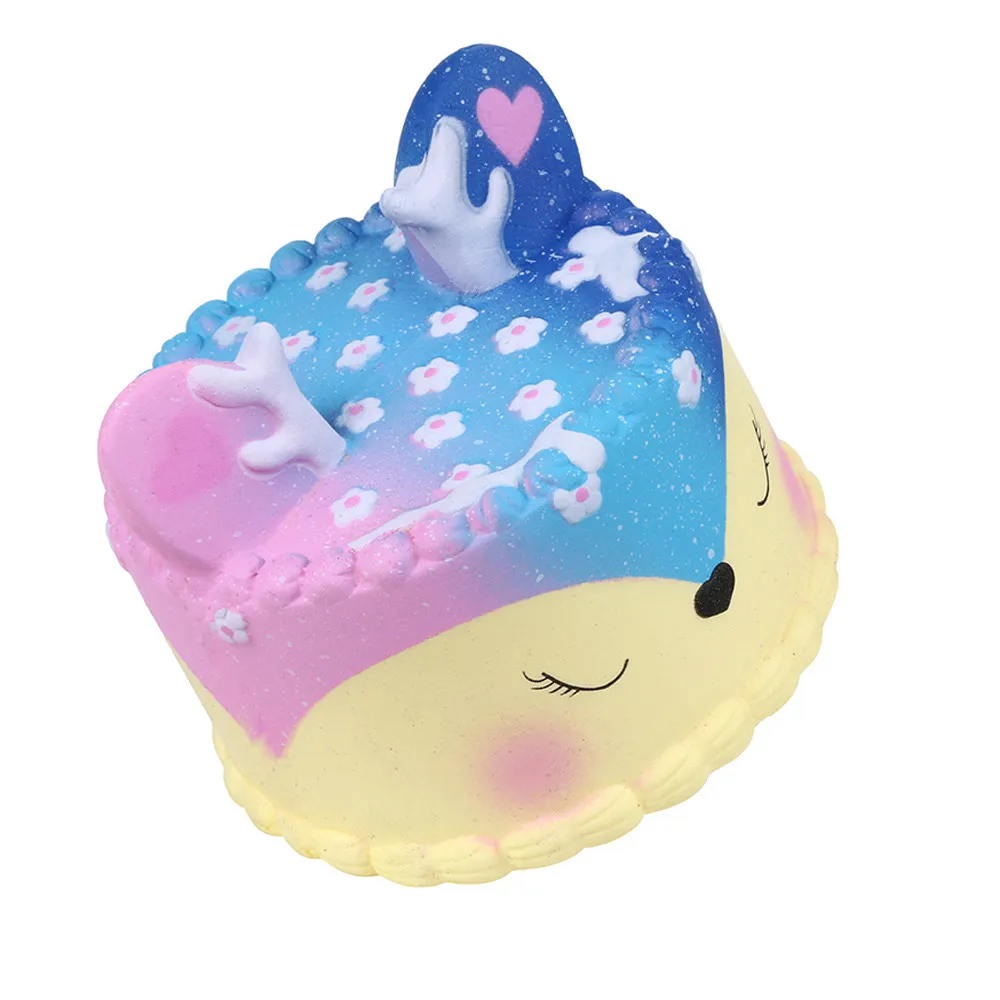 

Galaxy Jumbo Deer Cake Slow Rising Scented Squeeze Stress Relief Toy Collection Kids toys brinquedos juguetes zabawki