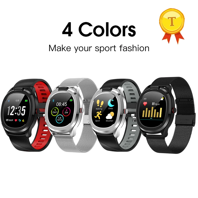 Смарт часы с пульсометром и тонометром ip68|Смарт-браслеты| |