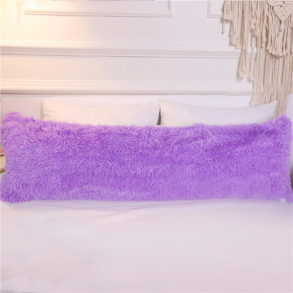 BeddingOutlet из искусственного меха с капюшоном Подушка Чехол пушистый декоративная подушка чехол прямоугольник с длинным ворсом, декоративная наволочка для подушки 1/2 шт. дропшиппинг