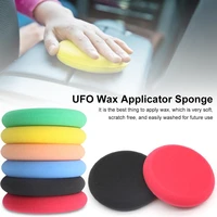 car wash wax sponge pad high density auto body coating polish applicator pad car detailing interior case waxing sponge pads tool