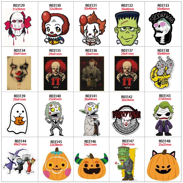 30 шт./лот плоская задняя сторона для Хэллоуина смола Материал ювелирных изделий