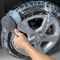 harmless wheel cleaning brush detail brush short handle tire rim washing brush for vehicles