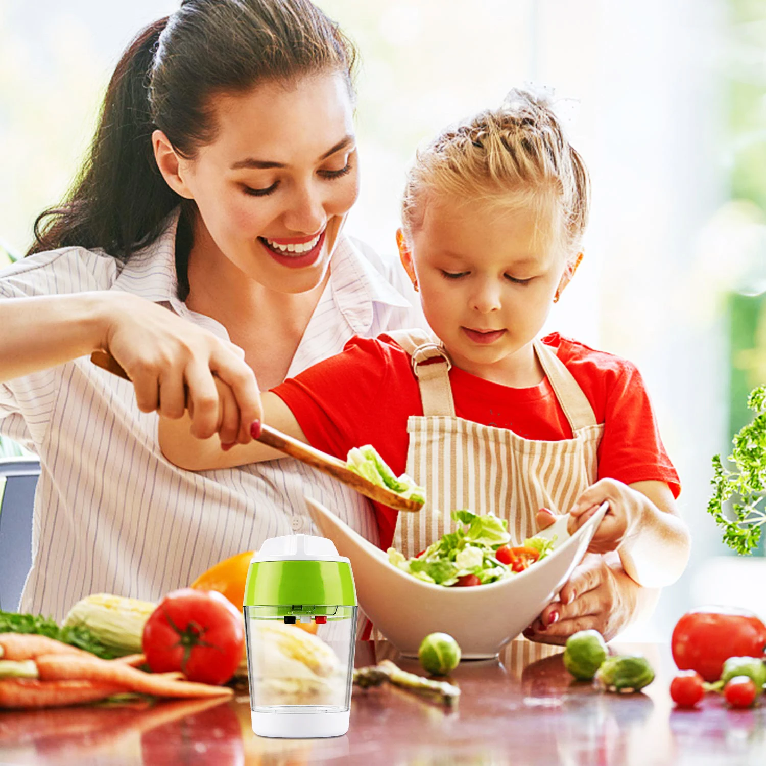 

Multifunctional Handheld Spiralizer Vegetable Slicer Adjustable Cutter with Container Noodle Spaghetti Maker Spiral Slicer