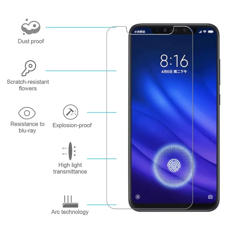 2PCS 9H 2.5D Tempered Glass for LEAGOO M11 Screen Protector 6.18 Inch Smart Phone Protective Film | Мобильные телефоны и