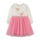 Детский костюм принцессы с принтом в виде животных