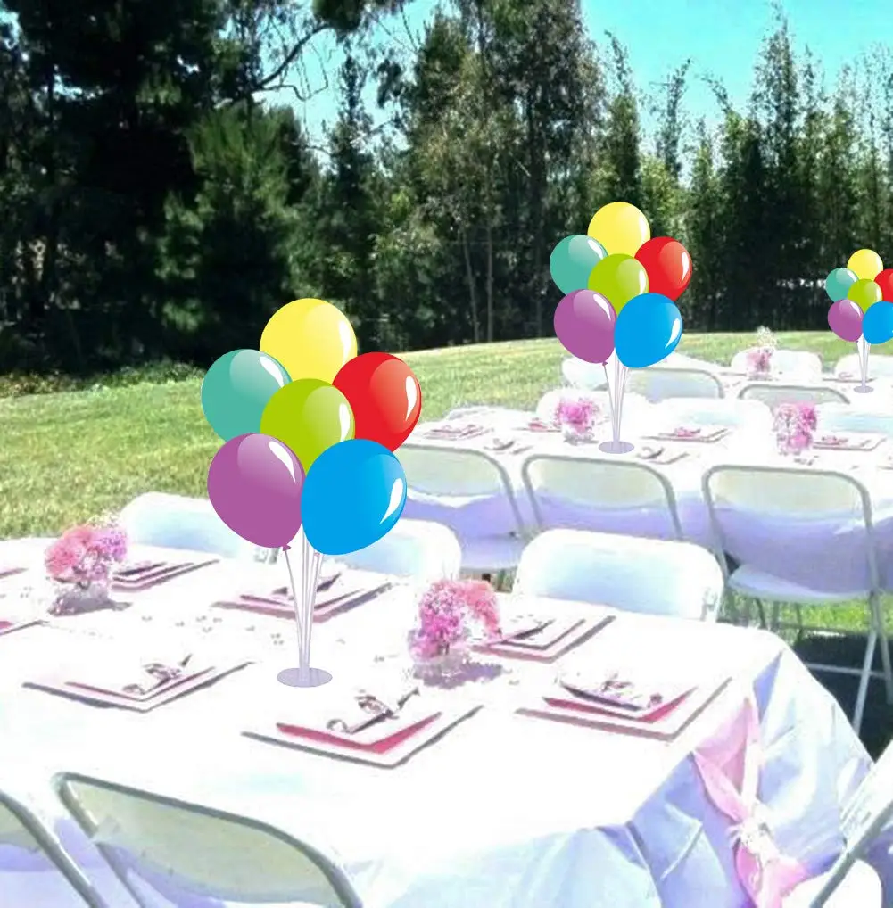 

Balloon display stand wedding birthday party christmas decoration restaurant activity drag float tow pole stand 28 inches