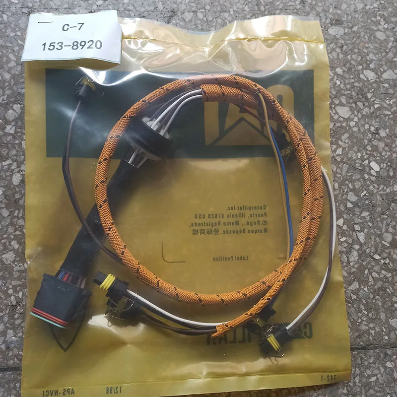 

C7 Diesel Fuel Injector Wire Harness Assembly 1538020 153-8920 For Caterpillar Cat 325C E325C 3126B Excavator Wiring Harness