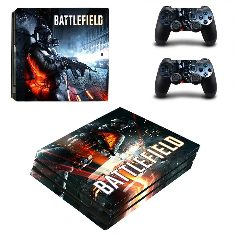 Поле боя PS4 Pro Стикеры s Play station 4 кожи наклейка для Игровые приставки консоли и