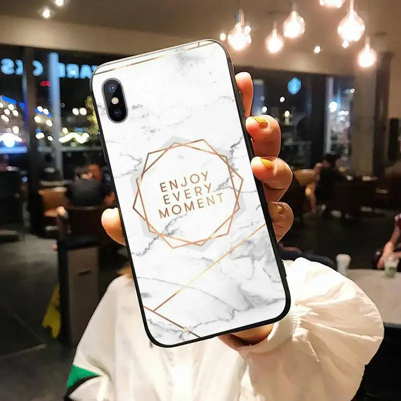 

PERSONALISED ROSE GOLD MARBLE Phone Case for iPhone 11 12 pro XS MAX 8 7 6 6S Plus X 5S SE 2020 XR