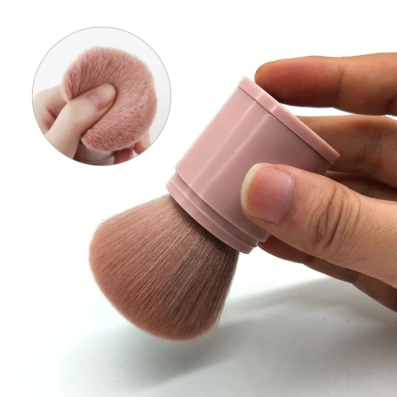 

Loose Power Foundation Blusher Telescopic Makeup Brush Mini Retractable Portable Face Brushes Beauty Cosmetic Travel Tools