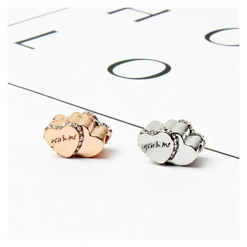 Бусины из горного хрусталя золотого и серебряного цвета браслет с двойным