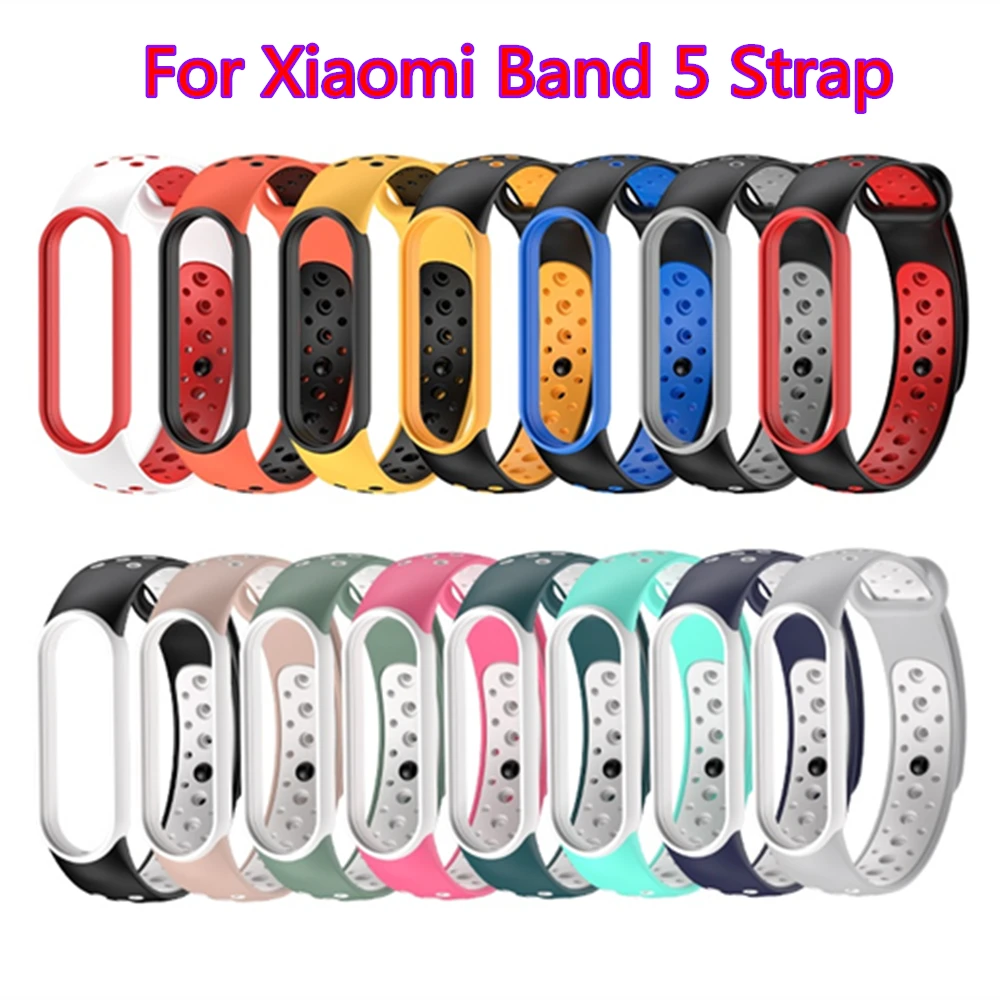 

Smart Bracelet Band Straps For Xiaomi Mi Band 6 Soft Silicone Wrist Strap Replacement Watchband For Mi Band 5 Correa Accessories