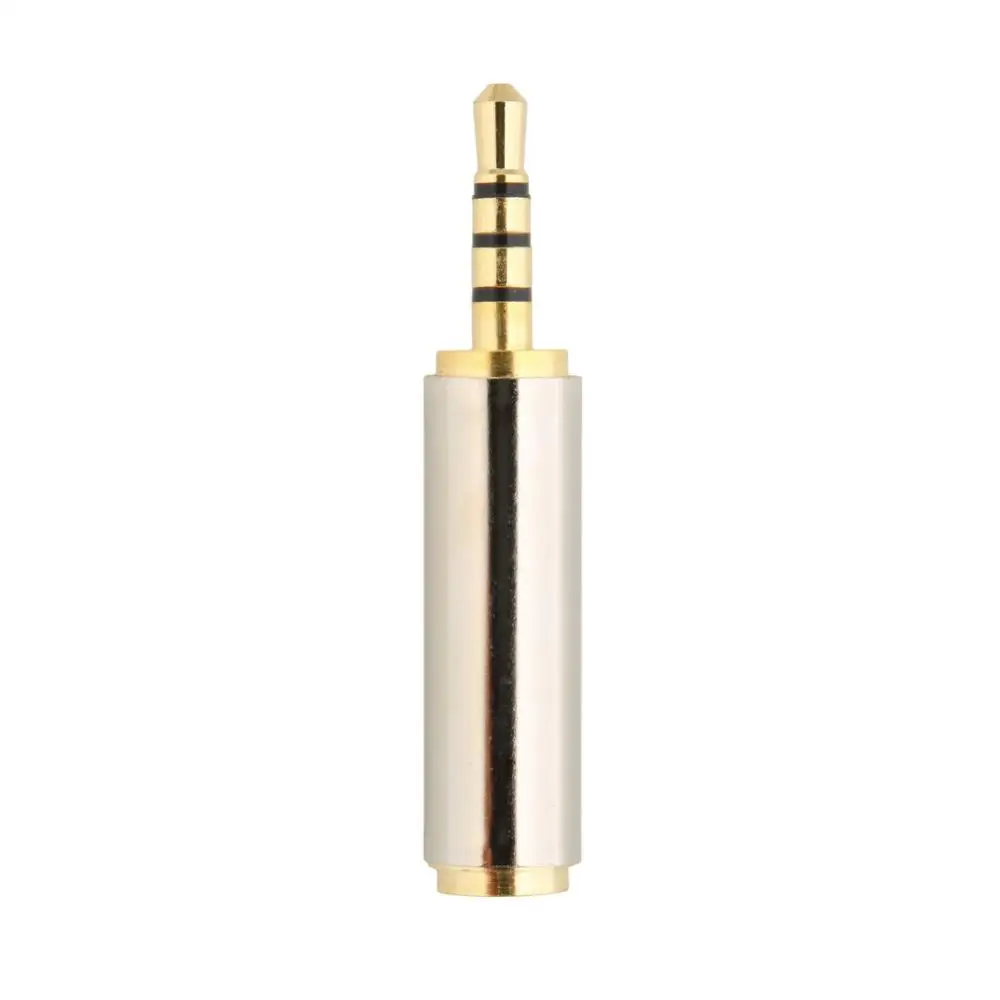1pc Gold 2.5 mm Male to 3.5 Female audio Stereo Adapter Plug Converter Headphone jack Hot Sell | Обустройство дома
