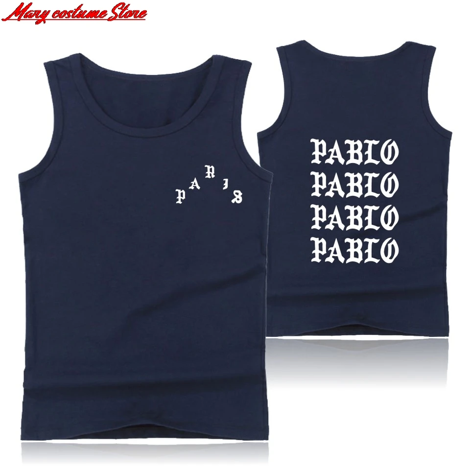 I Feel Like Paul Pablo Kanye West Printing Cotton Coat Men Summer Sleeveless Tank Tops 2019 Hot Trend Casual Clothing Vest | Мужская