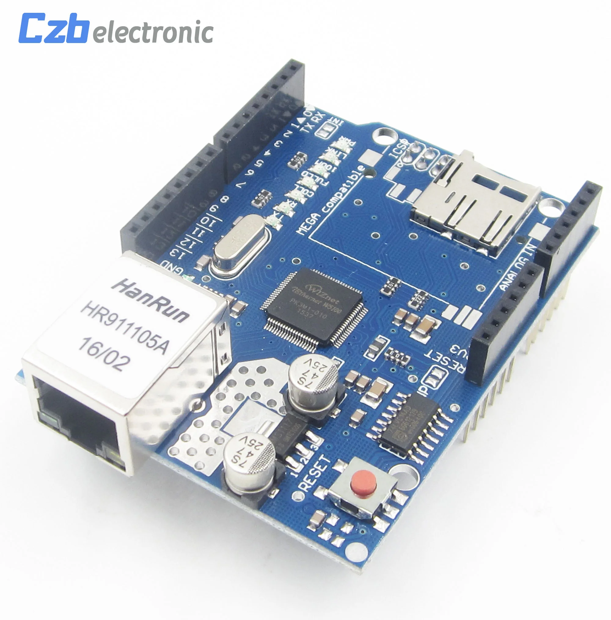 Сетевая плата расширения Ethernet Shield W5100 модуль для основной платы Arduino UNO R3 ATMega 328 1280