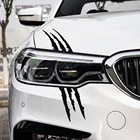 Автомобильные наклейки Монстр Коготь полоска от царапин знаки авто наклейка для Mitsubishi Ralliart Outlander ASX Мираж Lancer Evolution 10 9 и т. Д.