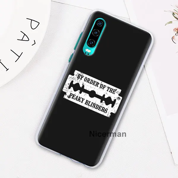 H15 Peaky bliners логотип с крестом Чехлы для huawei P30 P20 Lite P30 Pro P10 P9 Lite P Smart Plus жесткий чехол - Цвет: H15