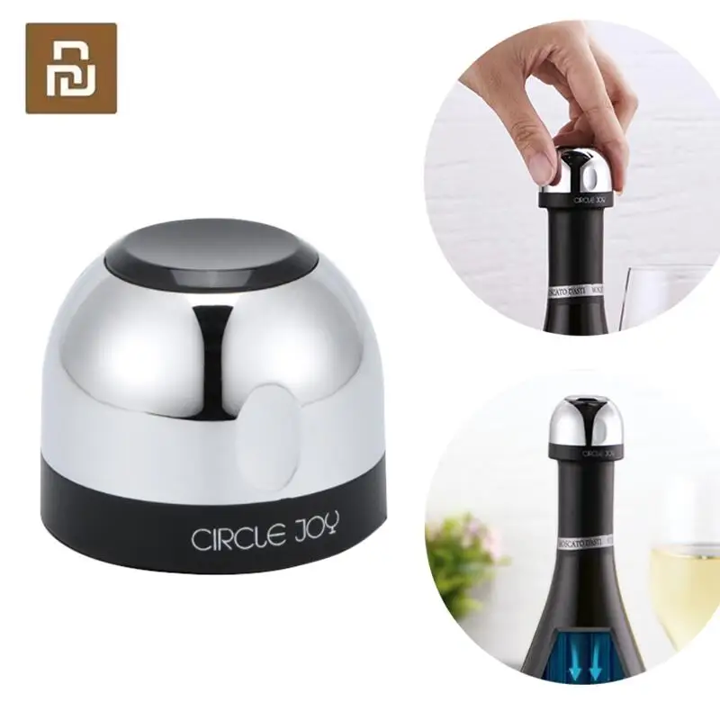 Youpin круг радость игристое вино мини пробка для шампанского винная поворотный