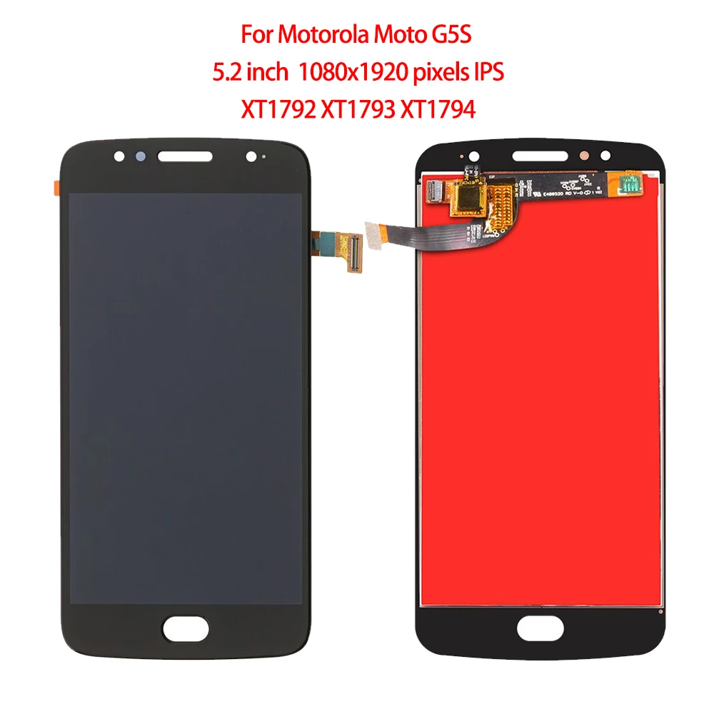 ЖК дисплей для Motorola Moto G5S XT1793 XT1794 XT1792 сенсорный экран с цифровым преобразователем