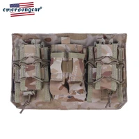 emersongear magazine pouch molle modular assaulters front panel pistol triple mag bag for lavc jpc plate carrier airsoft vest