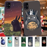 chenel japanese animated totoro soft phone cover for samsung galaxy a50 a7 a8 a6 plus a9 2018 a70 a20 a30 a40