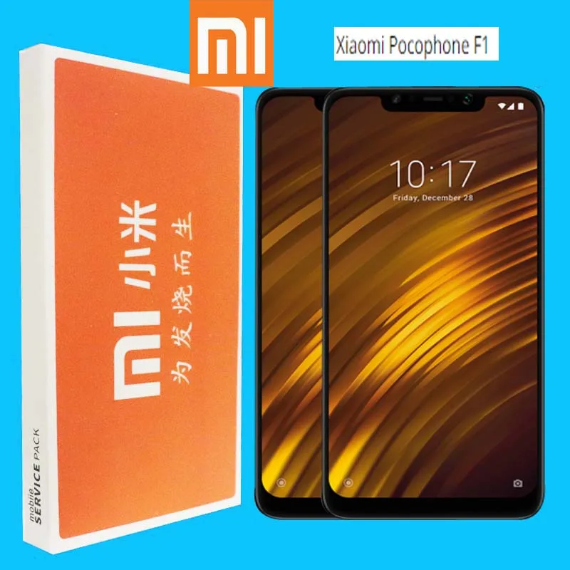6 18 &quotAAA Оригинальный ЖК дисплей + рамка для Xiaomi Pocophone F1 экран POCO Разрешение