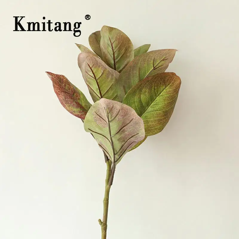 Большие фотообои размером 78 см листья искусственных растений шелковые ветки