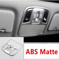 abs chrome car styling inner front reading lamp frame cover sticker decoration for kia sportage ql 2018 2017 kx5 car accessories