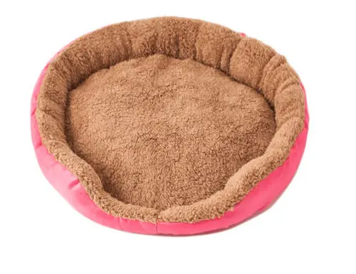 Собака Кошка мягкая будка Doggy Deluxe Флисовая теплая подушка корзина собака, кровать для собаки коврик для животных