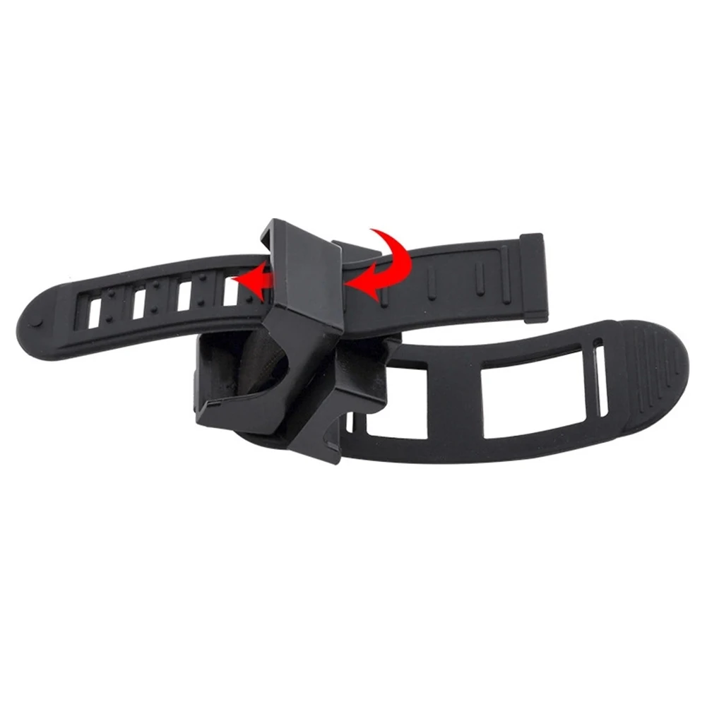 

360 Degree Rotation Bike Flashlight Handlebar Holder Mount Clip Support Clamp