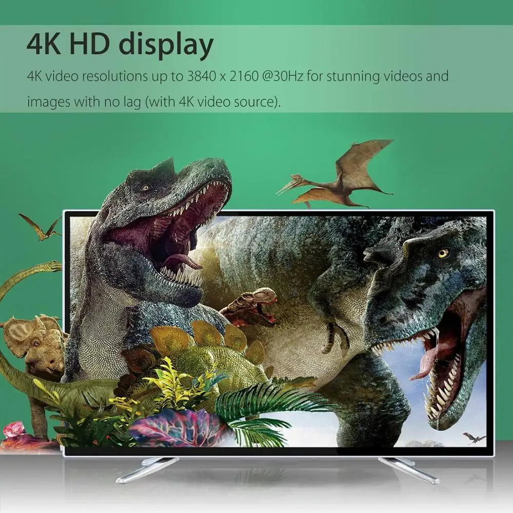 Кабель адаптер USB Type C на HDMI 4K бытовой для MacBook Samsung Galaxy Huawei|Кабели HDMI| |