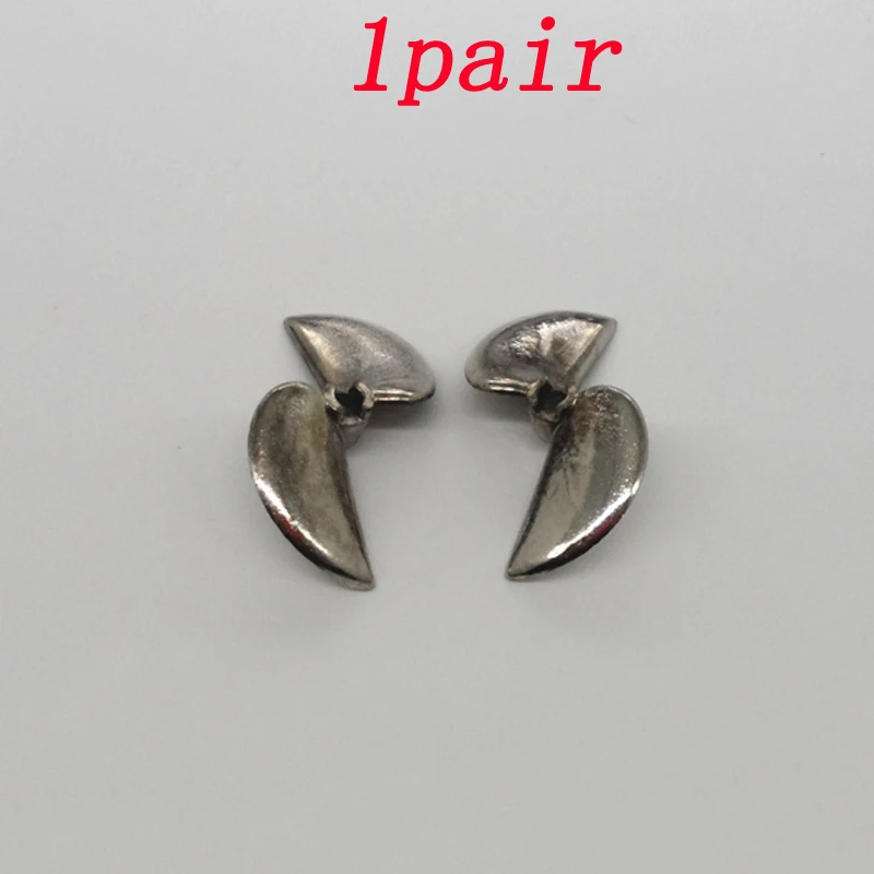 1 пара модель &quotСделай своими руками&quot Скорость лодка RC Металл 2-лопасти весла 36*3