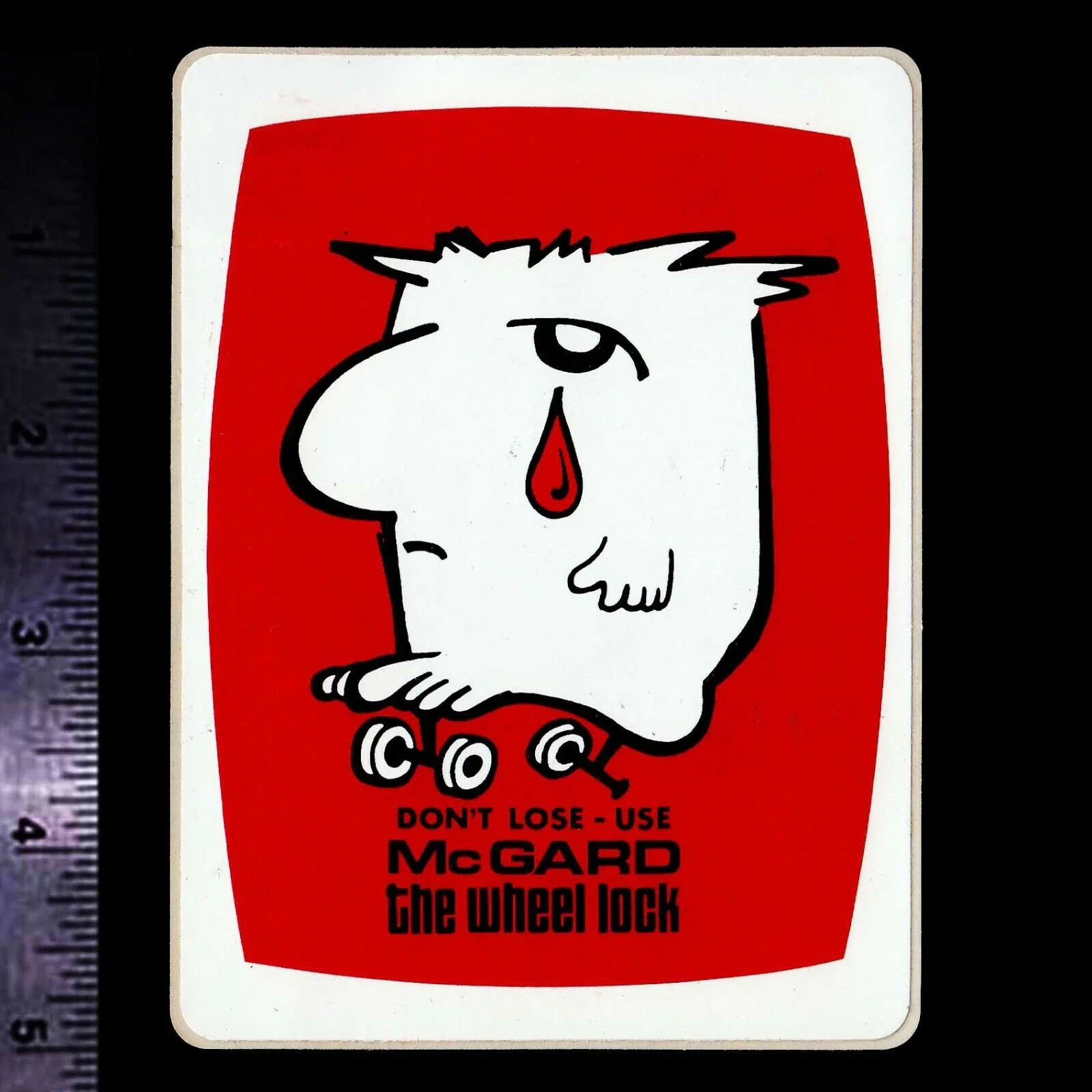 

Для x2 McGARD Блокировка колеса-оригинальная винтажная наклейка/наклейка для гонок 60-х годов