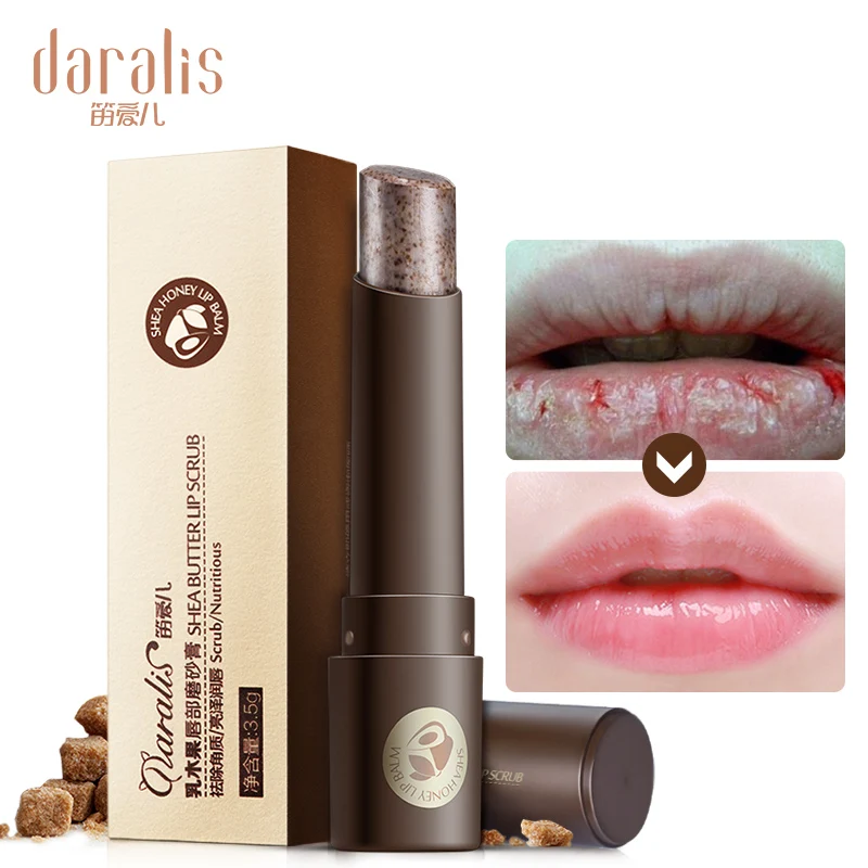 Бальзам для губ Daralis Ши увлажняющий бальзам антивозрастной Отшелушивающий