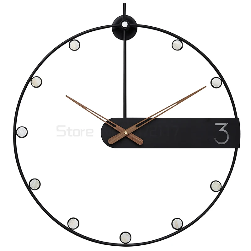 

Light luxury wall clock silent simple quartz clock large clock North European fashion clock