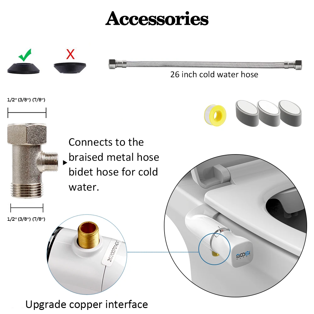 bidet attachment toliet seat bidets bathroom accessories easy installation muslim shower anal cleaner free global shipping