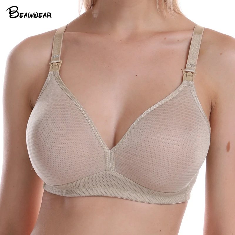 Женский бюстгальтер для беременных Beauwear дышащий без косточек супер светильник