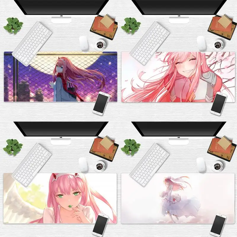 

Darling In The Franxx Beautiful Anime Mouse Mat Keyboard Game Mouse Mat pad X XL XXL Non-slip Laptop Cushion