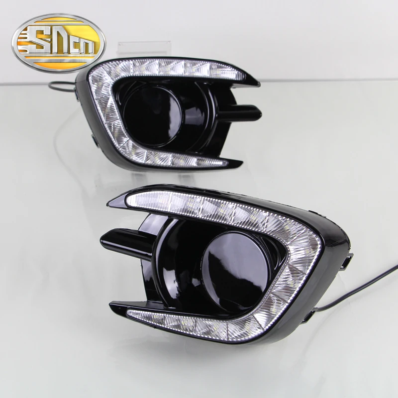 Для Mitsubishi Pajero Sport Montero 2013 2014 2015 дневные ходовые огни светодиодный DRL