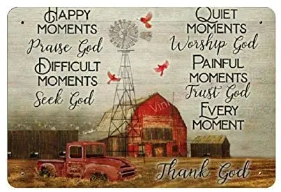 

Praise God Seek God Novelty Parking Retro Metal Tin Sign Plaque Poster Wall Decor Art Shabby Chic Gift Suitable 12x8 Inch