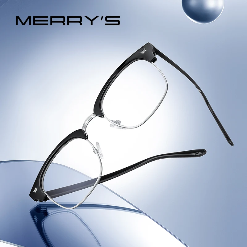 

MERRYS DESIGN Men Anti Blue Ray Light Blocking Computer Glasses Fashion Square Eyewear S2409FLG
