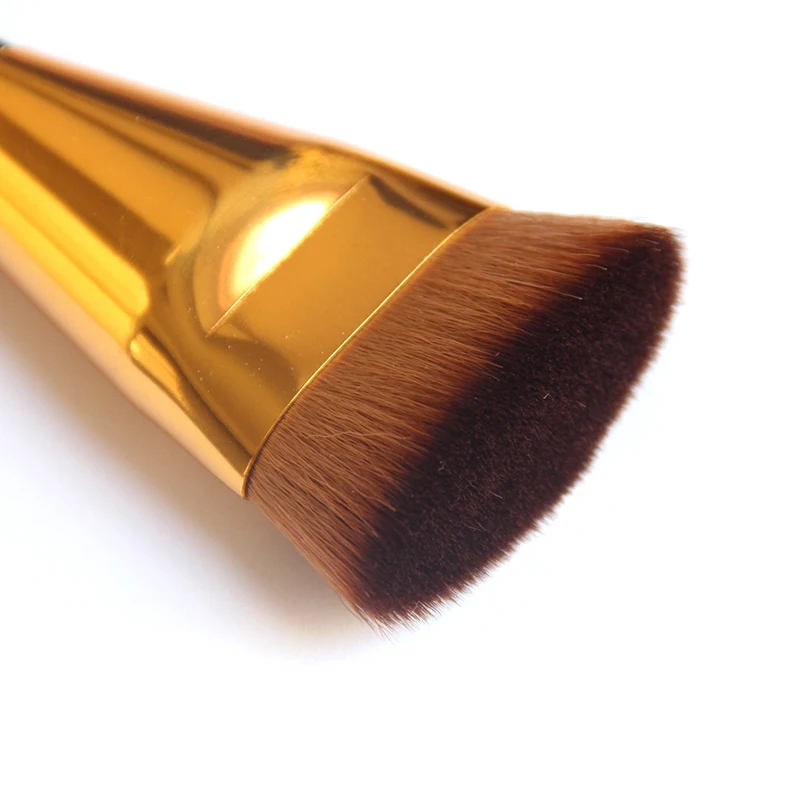 

Professional Flat Contour Cosmetic Brush Blending Repair Foundation Blusher Makeup Brushes for Liquid Cream Powder Beauty Tool