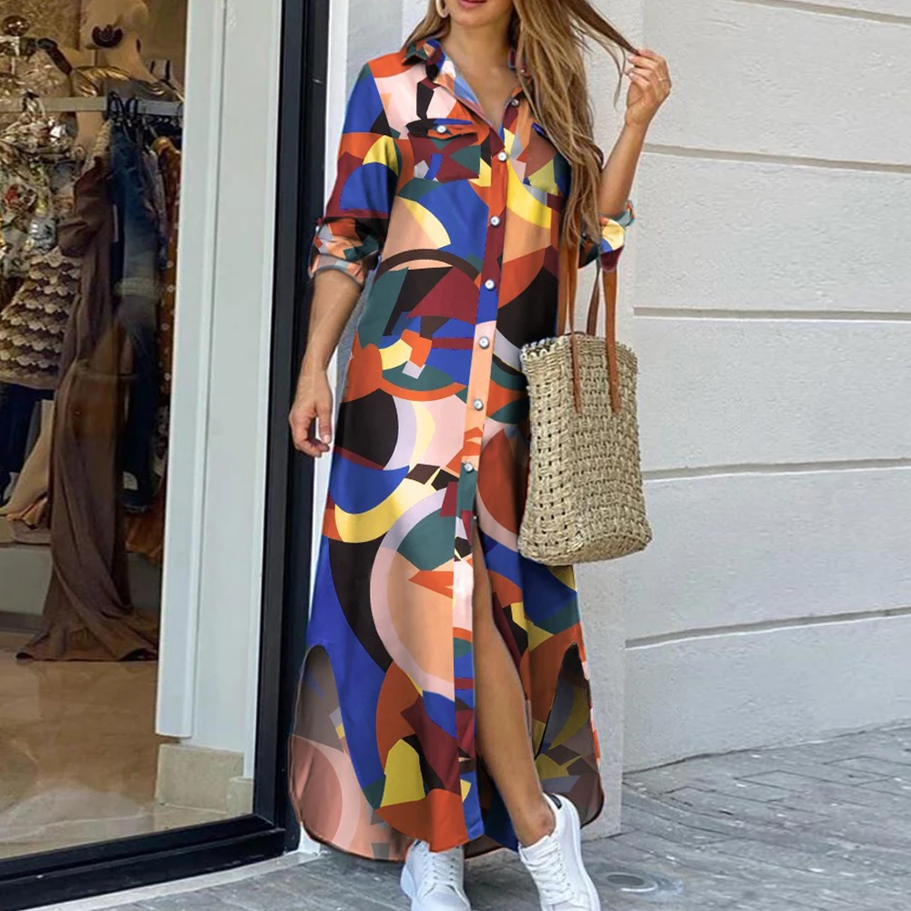 

2021 Womens Long Dress Summer V-neck Boho Belted Maxi Dress Casual Sexy Party Dress Ladies Bohemian Beach Holiday Sundress