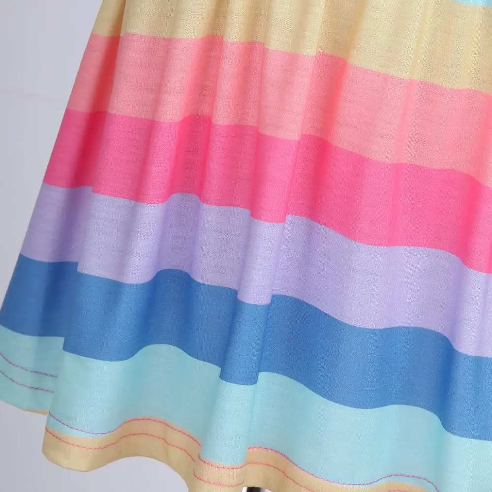 Летнее платье с цветочным рисунком для маленьких девочек Платье принцессы до