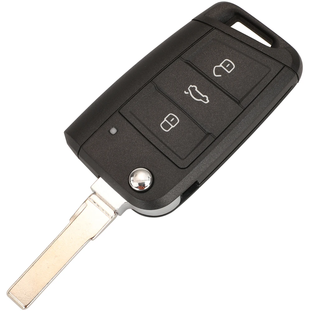 

Складной Чехол Для Ключей Jingyuqin Для Volkswagen VW Golf7 MK7 Skoda Seat С 3 Кнопками, Корпус Дистанционного Ключа Автомобиля