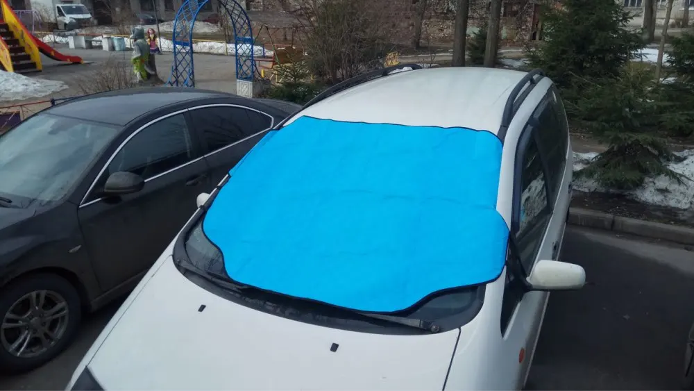 Универсальные автомобильные Чехлы для зимнего ветрового стекла, защита от ледяного мороза, защита от дождя, защита от снега, защита от солнца, шторка