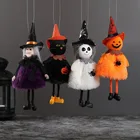 Украшение на Хэллоуин, кукла, тыква, призрак, ведьма, подвеска, домашний декор для бара, украшения для вечеринки на Хэллоуин, детский подарок