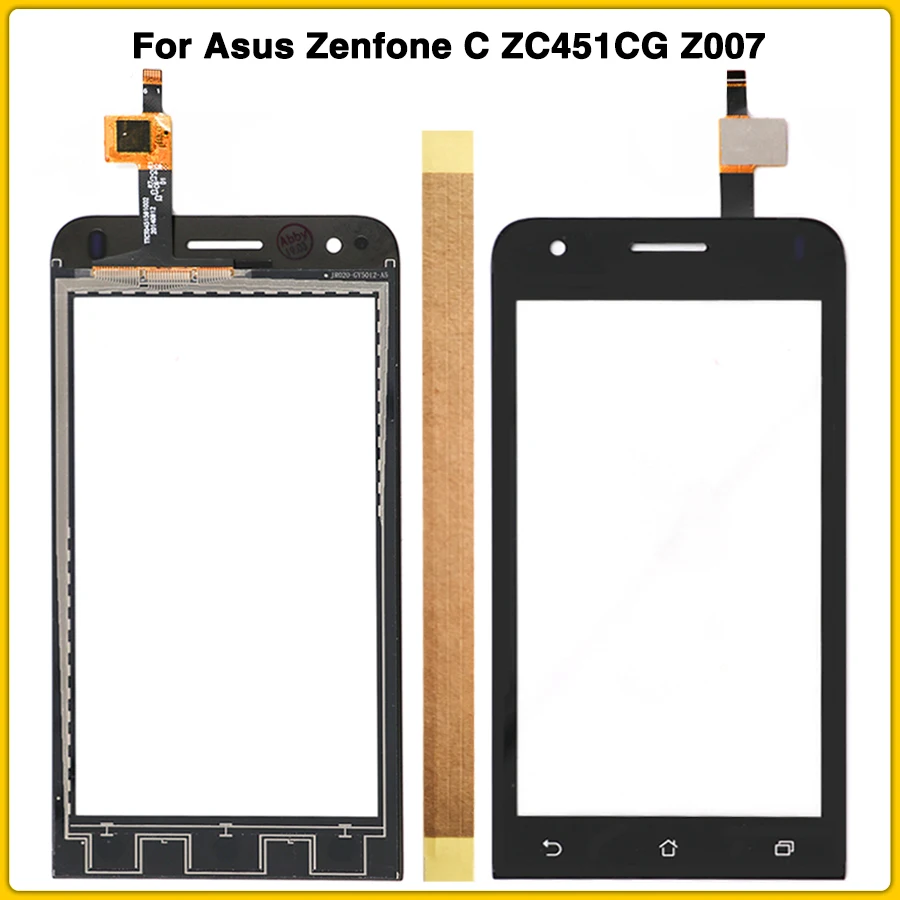 Фото Новый ZC451CG сенсорный экран стекло для Asus Zenfone C Z007 панель дигитайзер сенсор