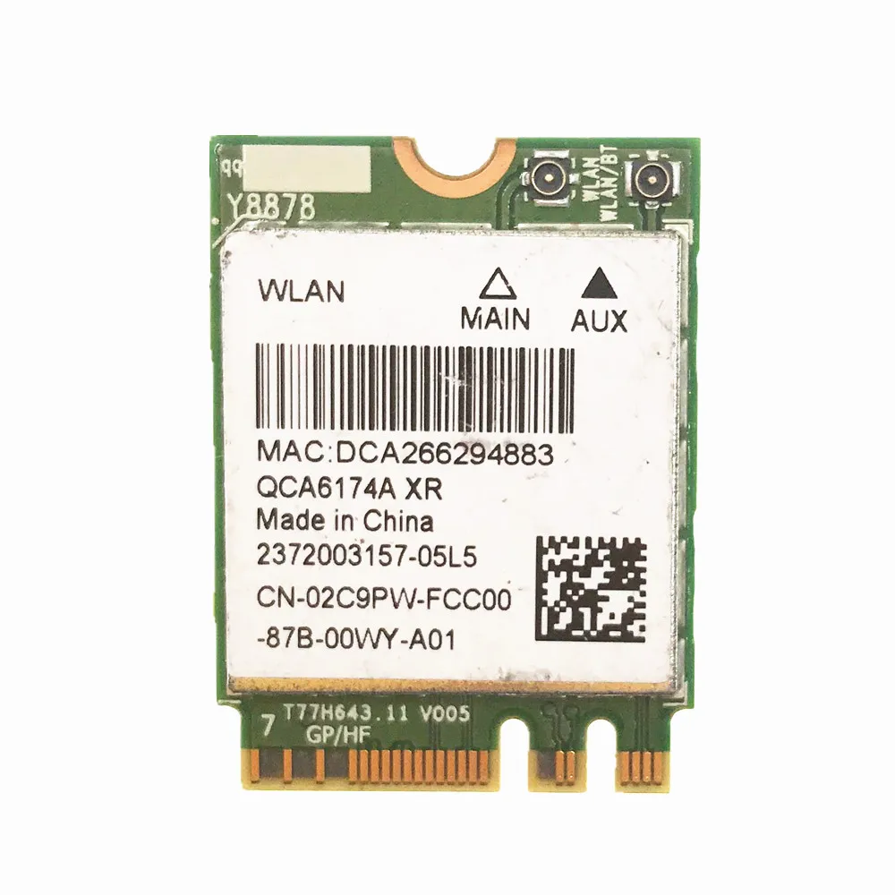 Двухдиапазонная Wi Fi сетевая карта Atheros QCNFA364A QCA6174A M.2 867M Bluetooth4.0 NGFF|Сетевые карты| |