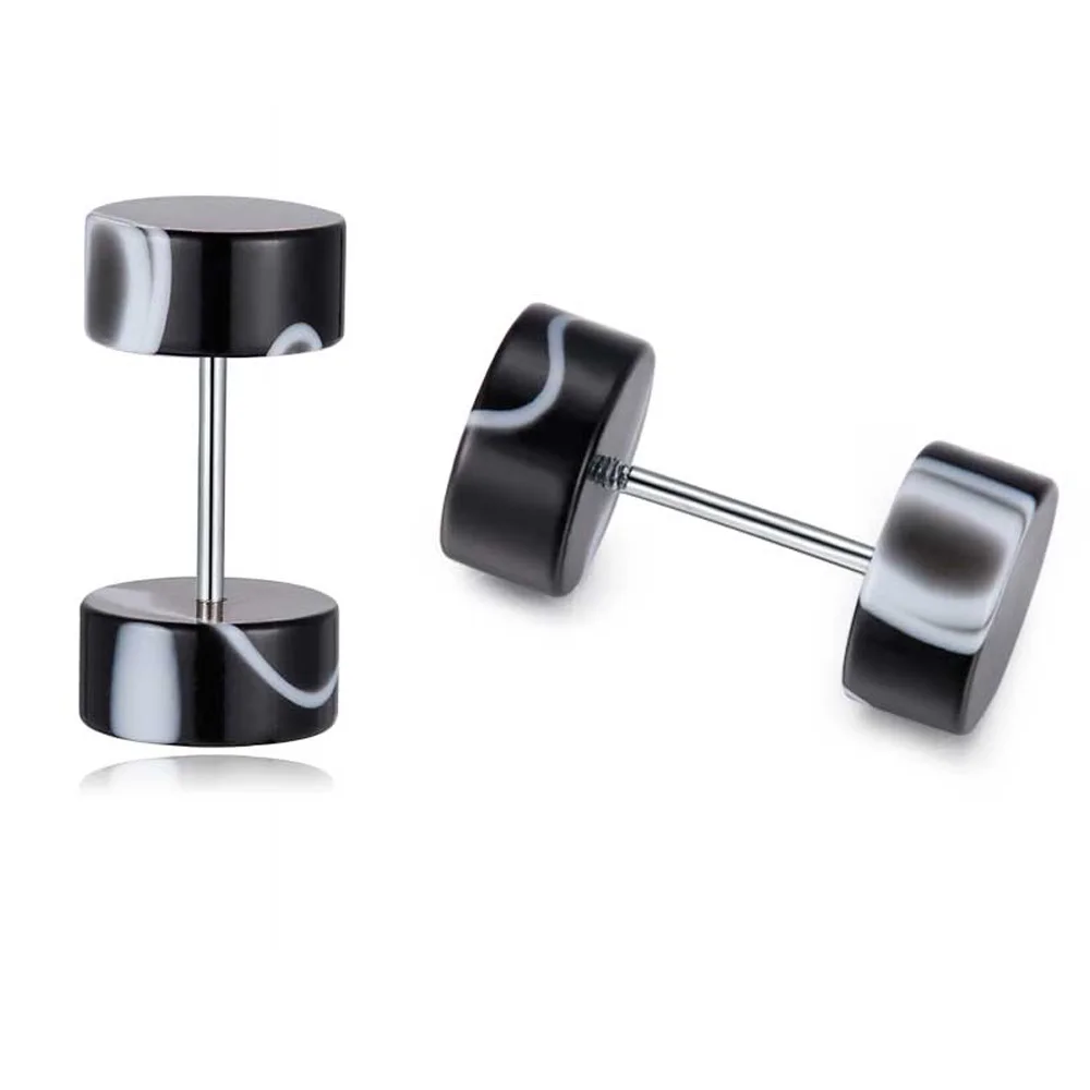 Пирсинг уха ореха из 2 предметов хирургические Сталь читер искусственного